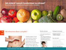 Tablet Screenshot of jedzzdrowo.pl